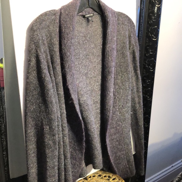 SzM collared cardigan , plum - Picture 7 of 8